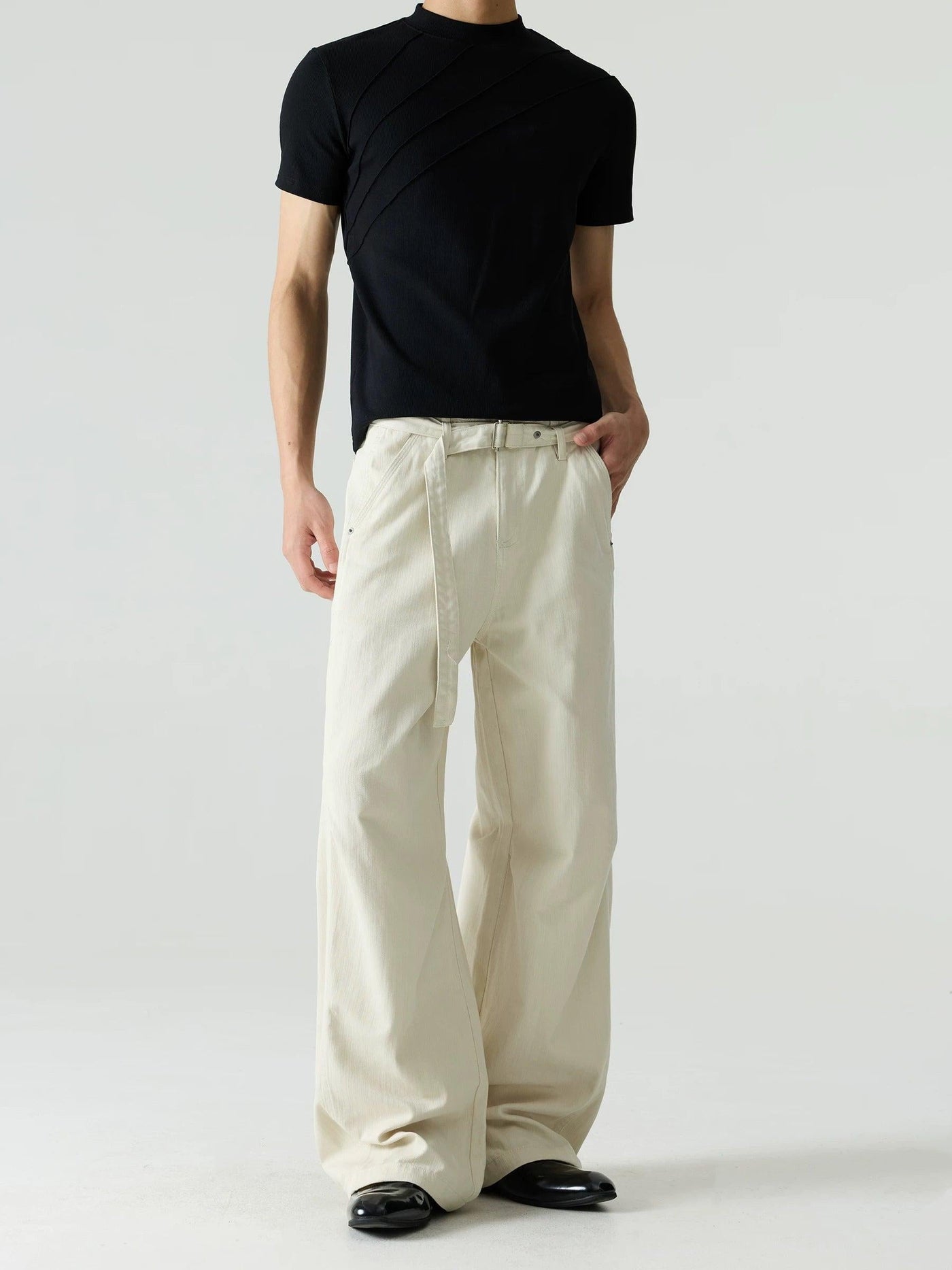 Detachable Strap Cargo Pants