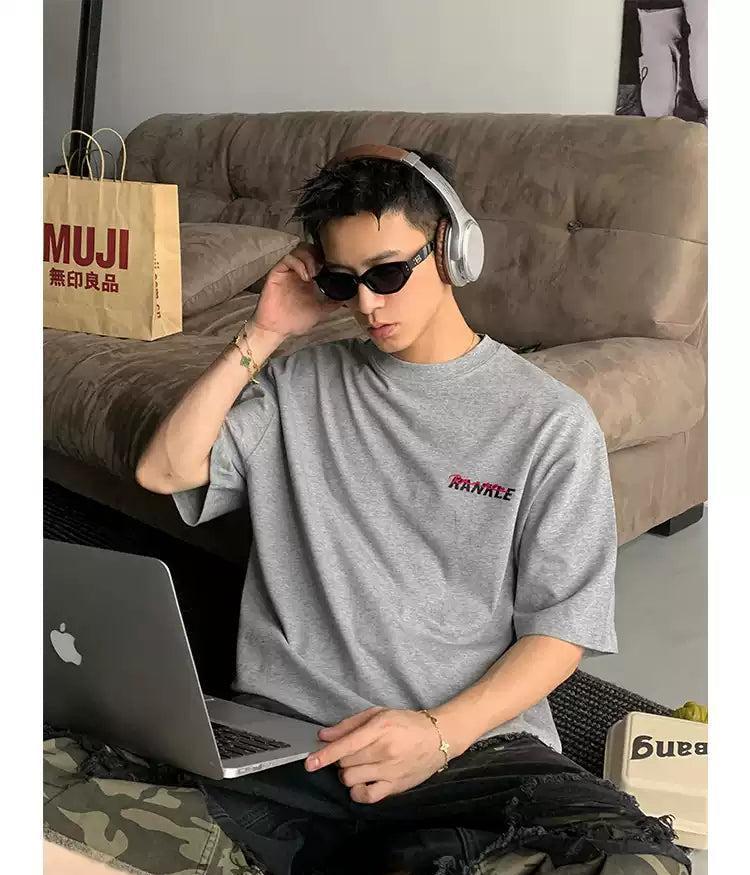 Text Print S/S T-Shirt