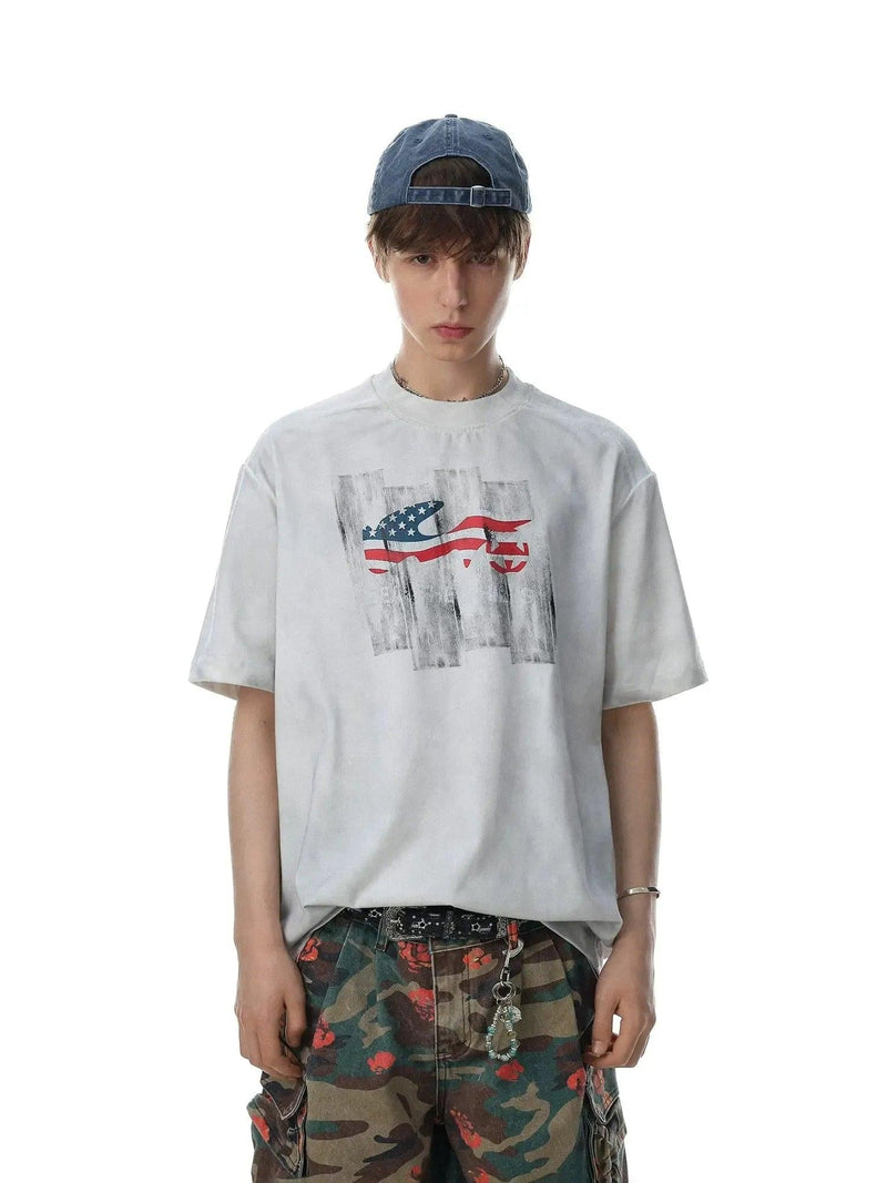 Vintage Graphic Distressed T-Shirt
