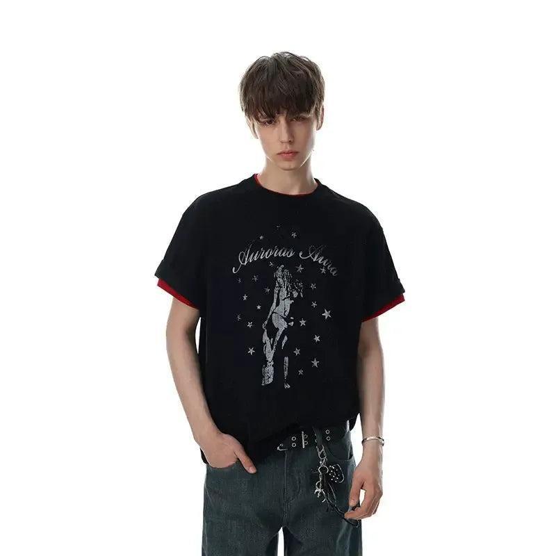 Vintage Distressed Graphic T-Shirt