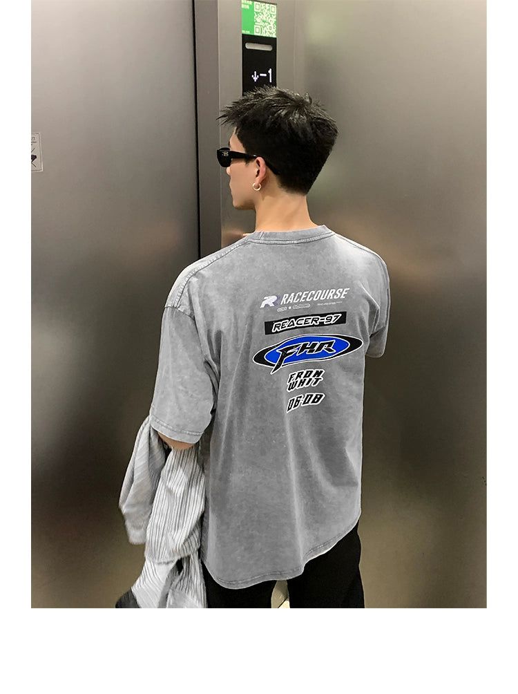 Heavy Letter Print T-Shirt