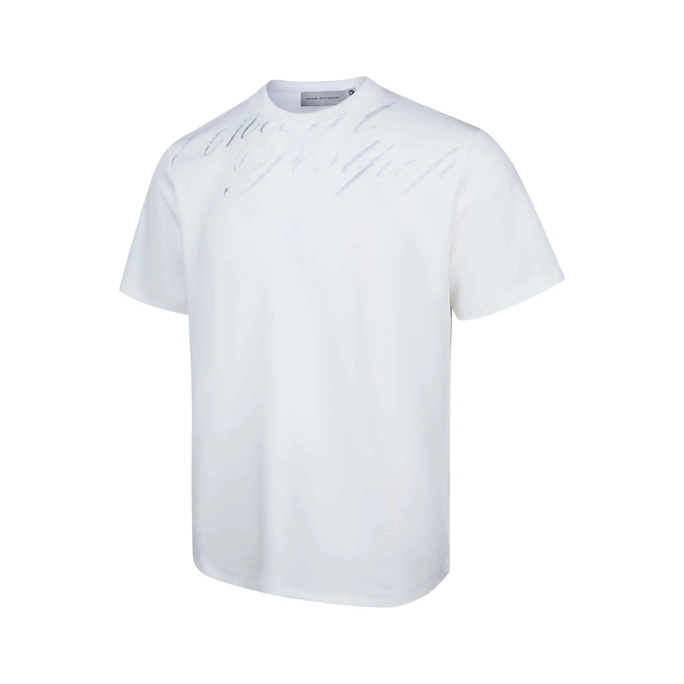 Fitted Graphic Letter T-Shirt