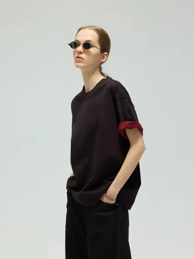 Contrast Two-Toned T-Shirt