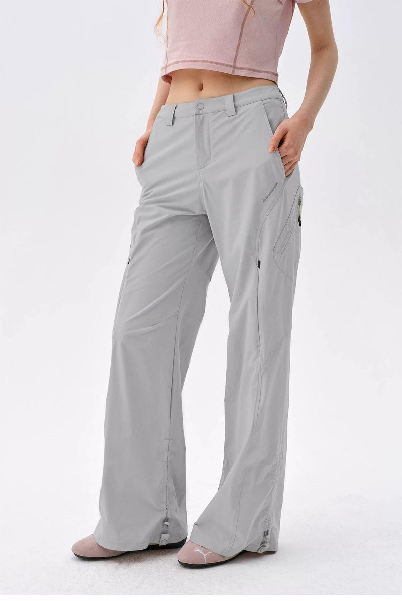 Multi-Details Athletic Flared Pants