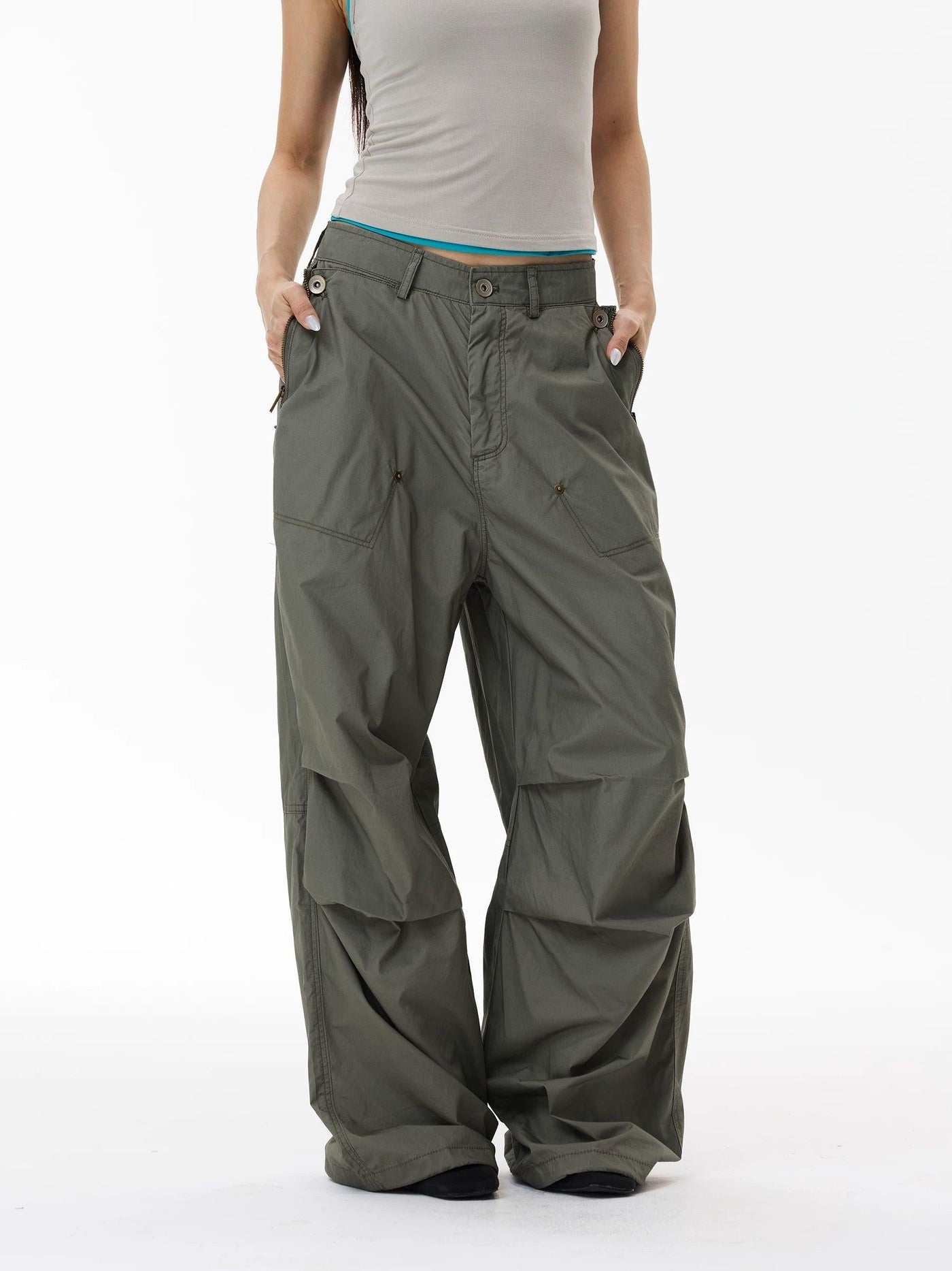 Multi-Details Track Pants