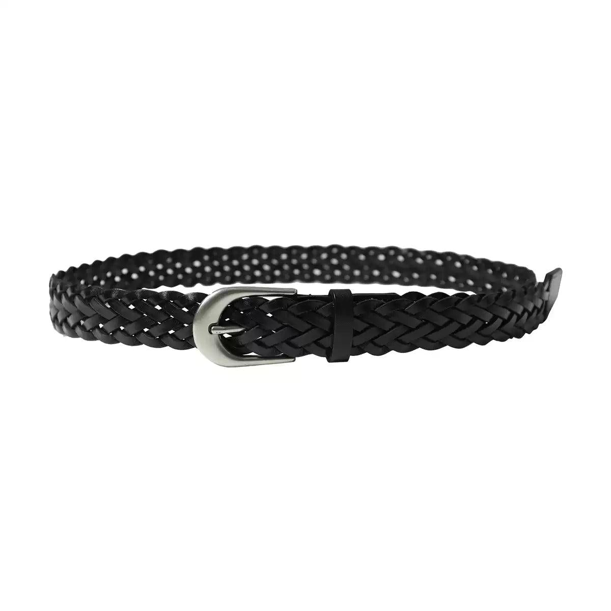 Braided Detail Buckle Belt