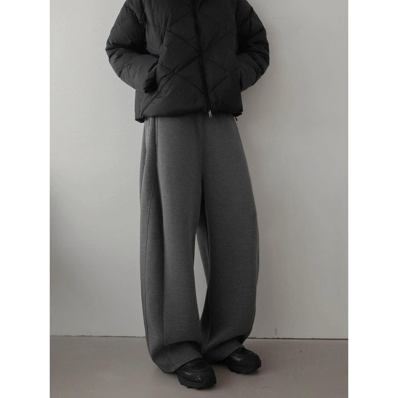 Structured Side Pocket Barrel Sweatpants