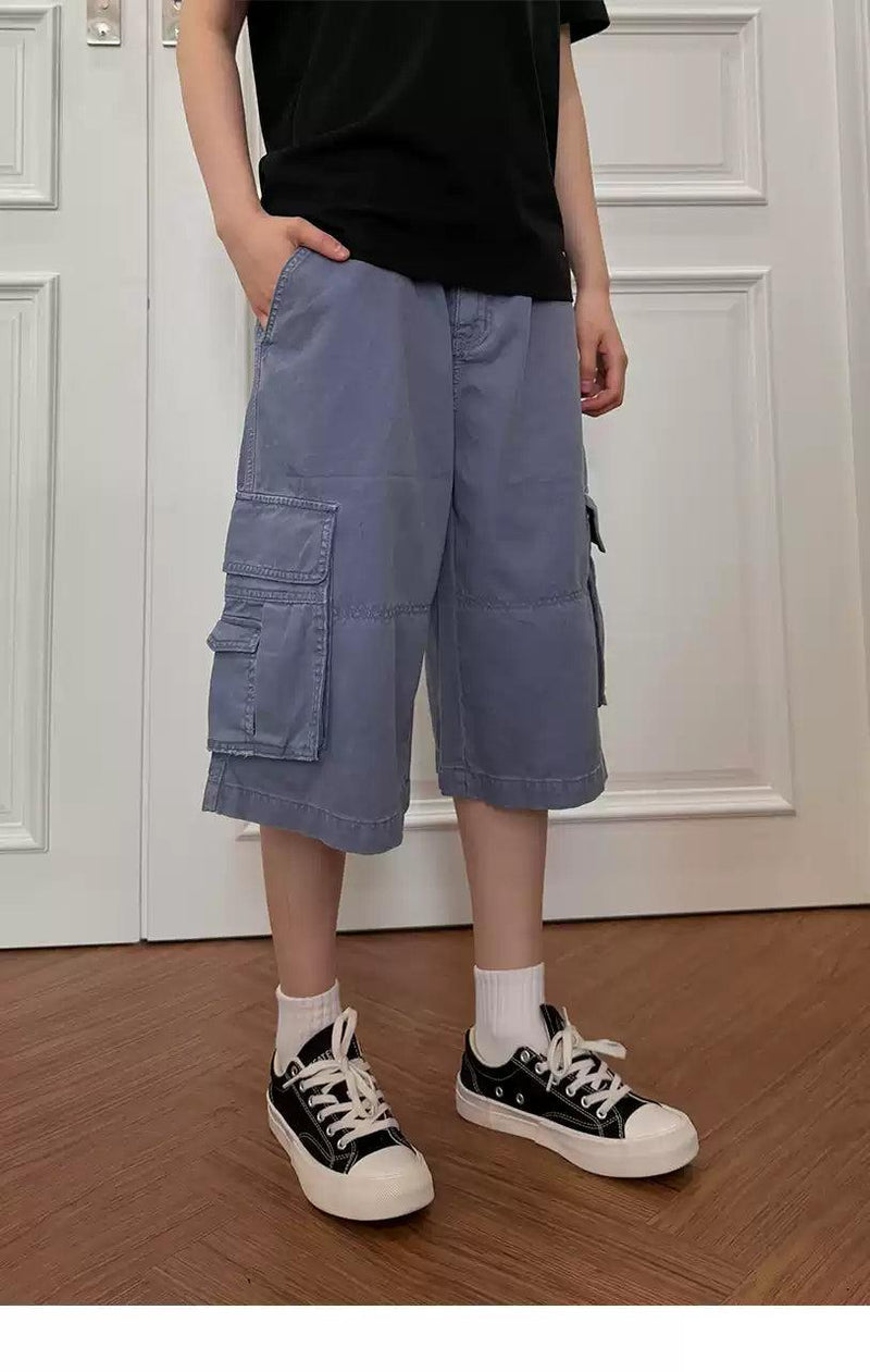 Classic Mid-Length Cargo Shorts