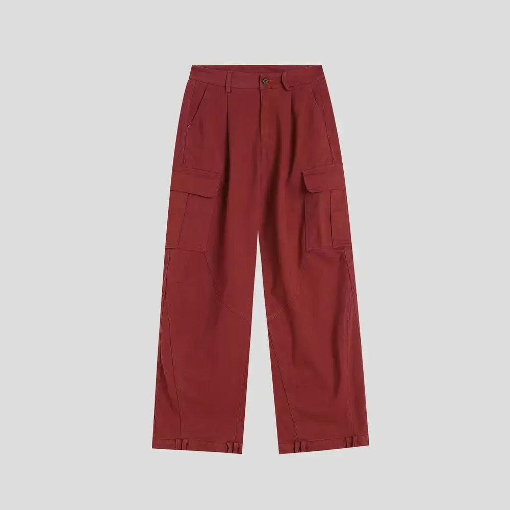 Reversed Waistline Utility Cargo Pants