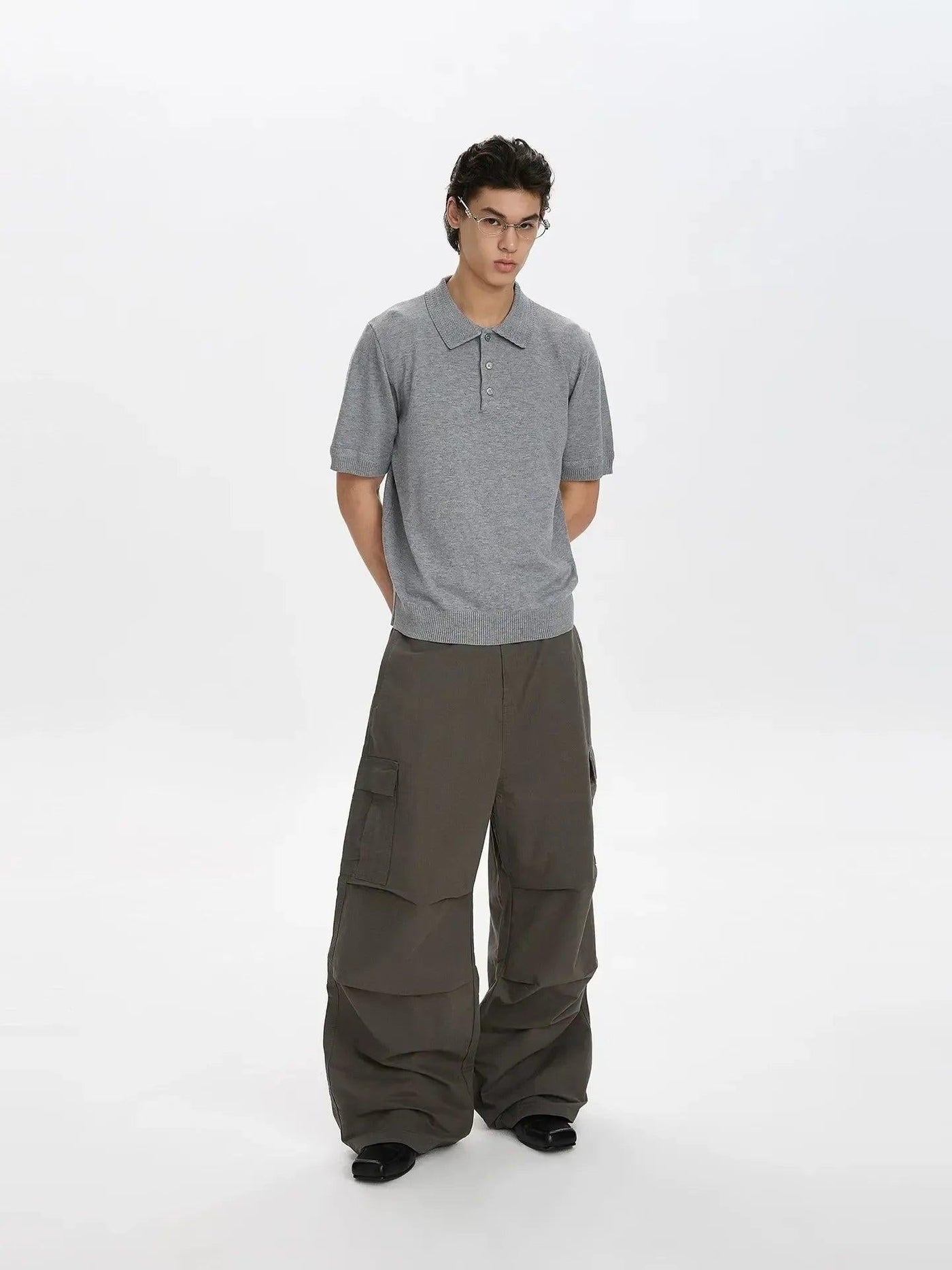 Wide Leg Multi-Pocket Cargo Pants