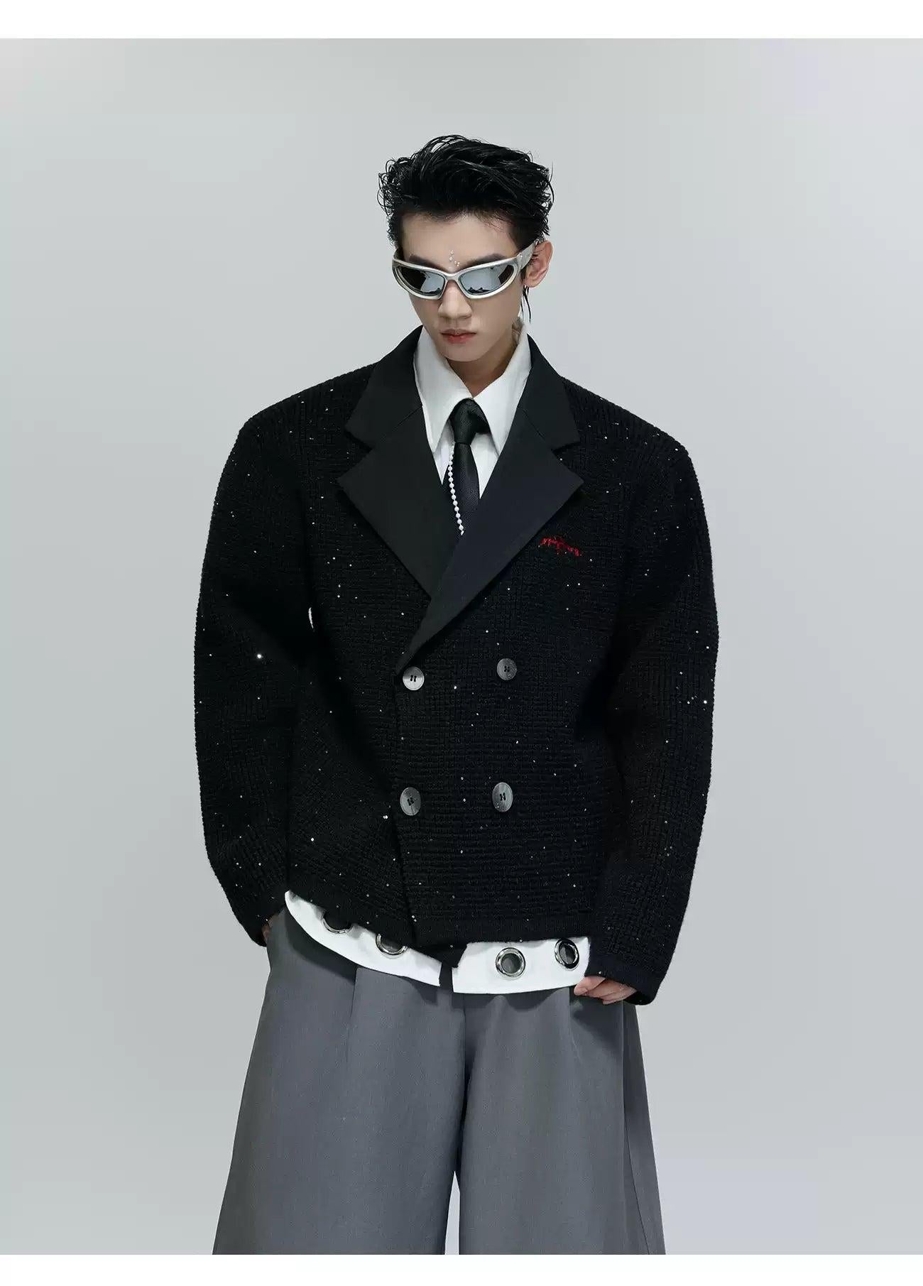 Double Breast Tweed Blazer