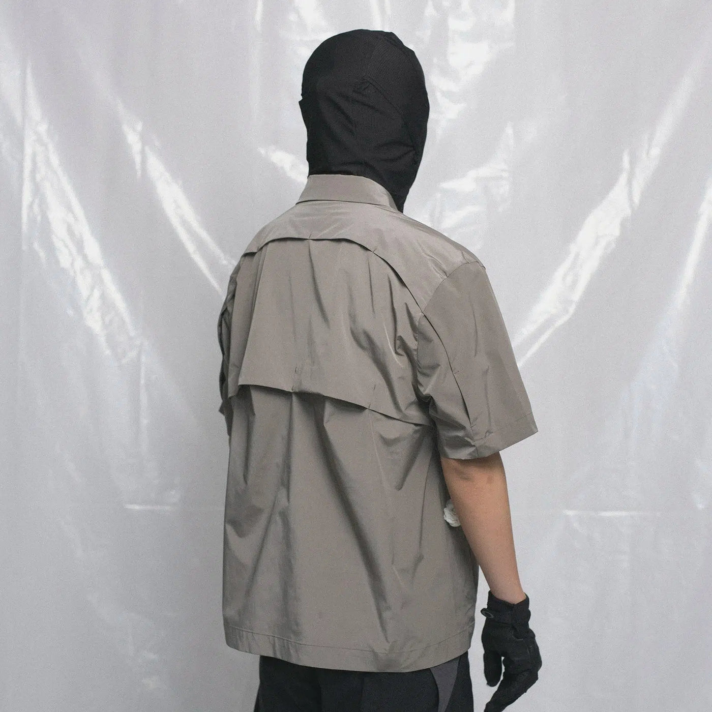 Boxy Hidden Buttons Classic Shirt