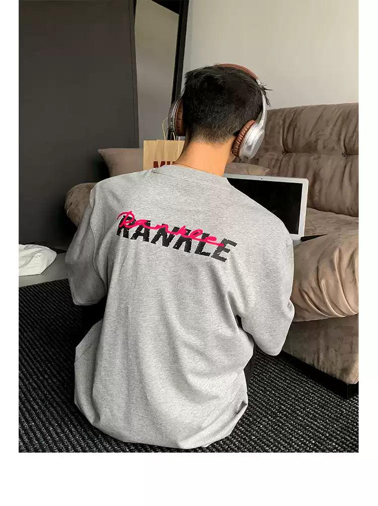 Text Print S/S T-Shirt