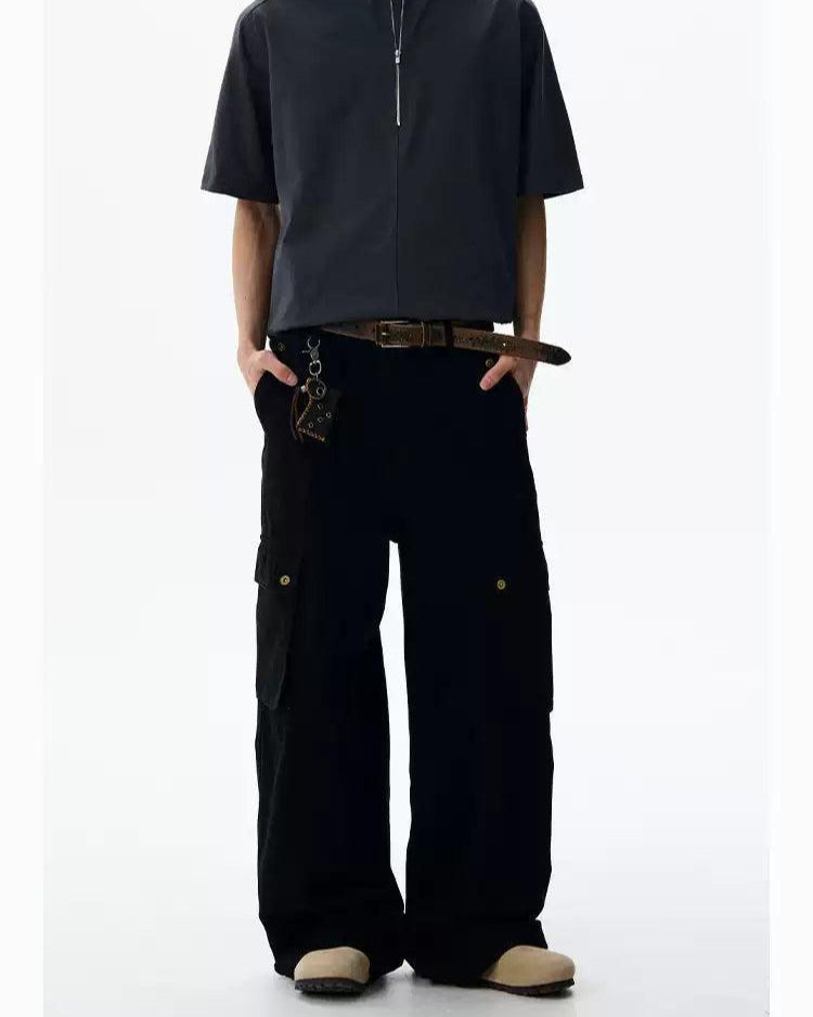 Regular Cut Workwear Cargo Jeans
