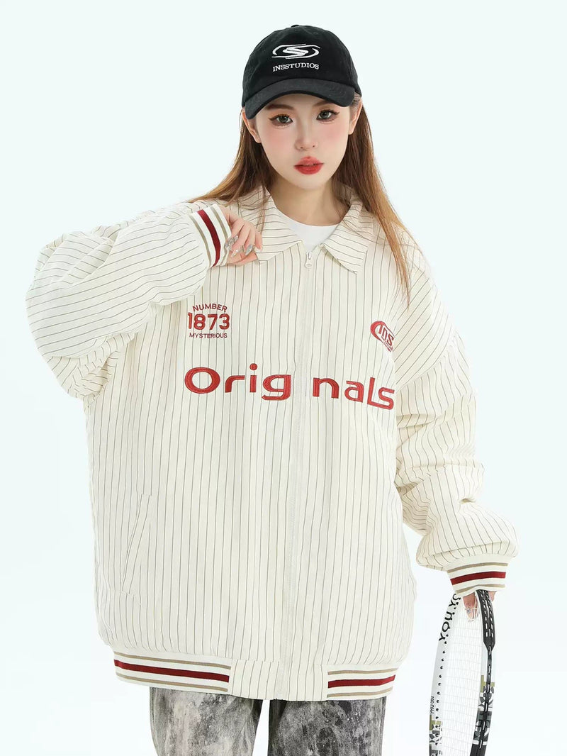 Originals Text Striped Jacket