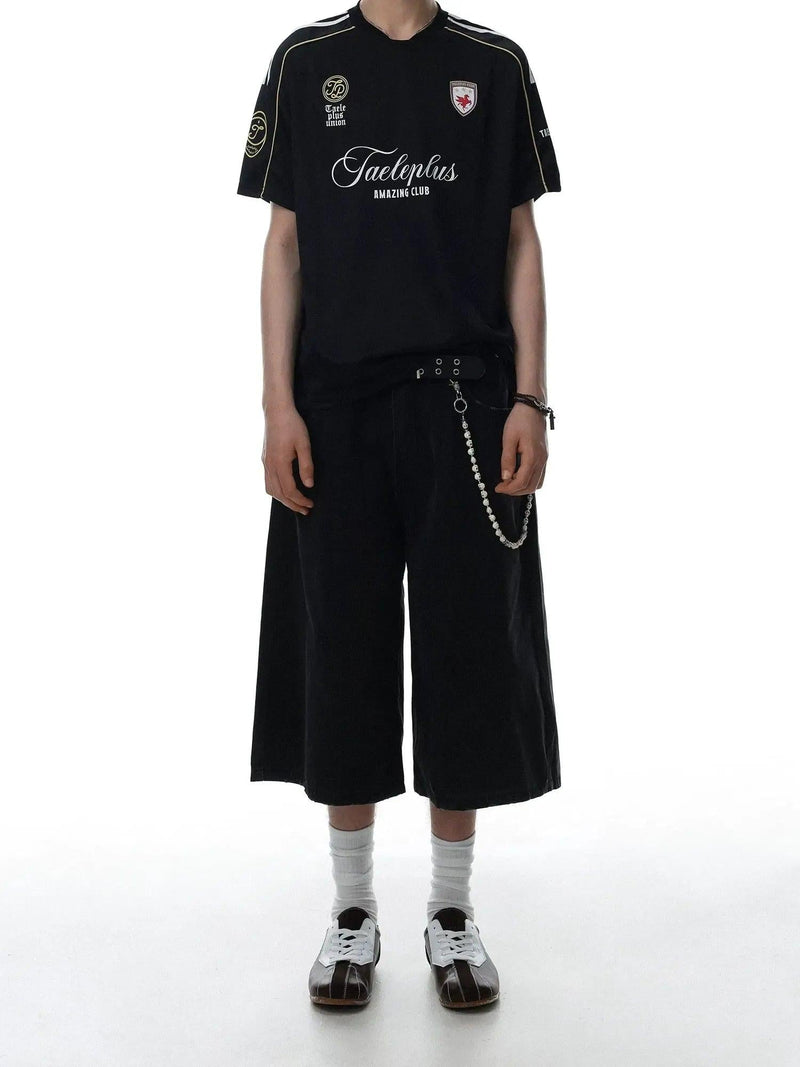 Cropped Wide Leg Shorts