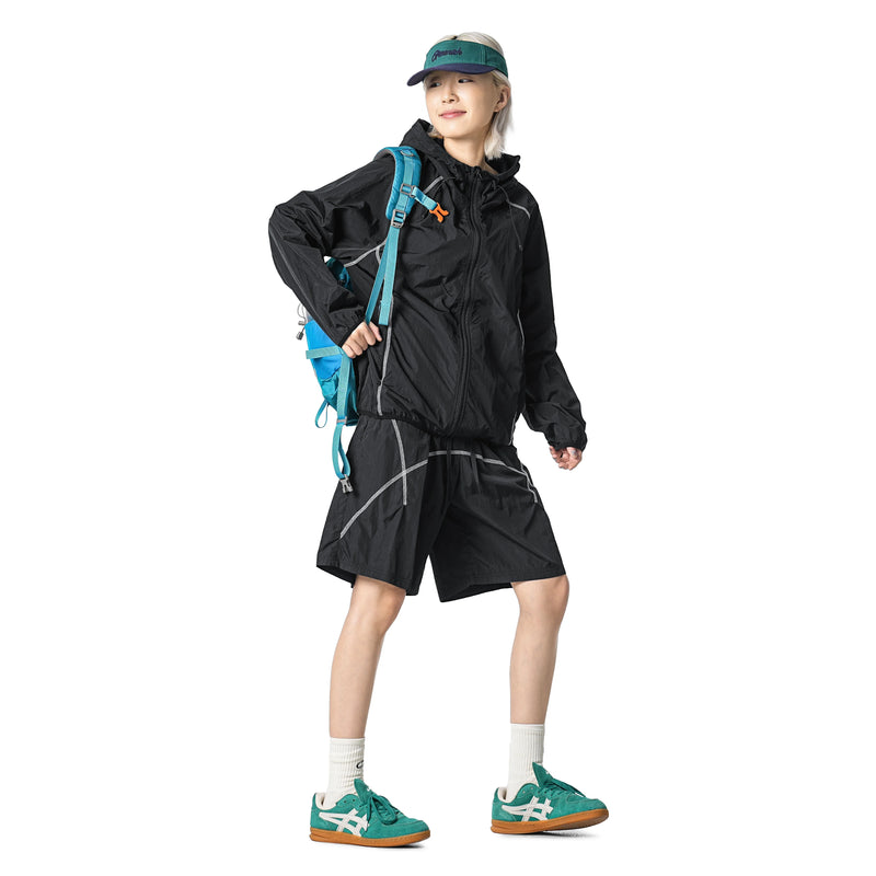Lightweight UV-Protective Hooded Jacket