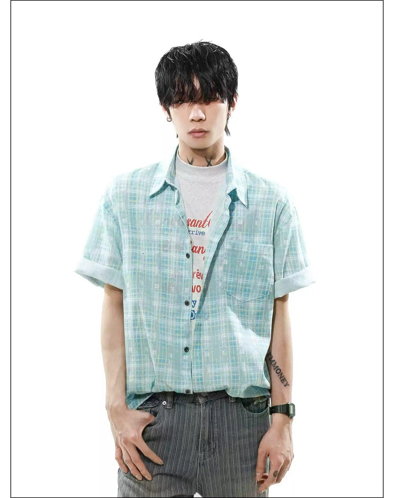 Essential Plaid Button-Up Shirt
