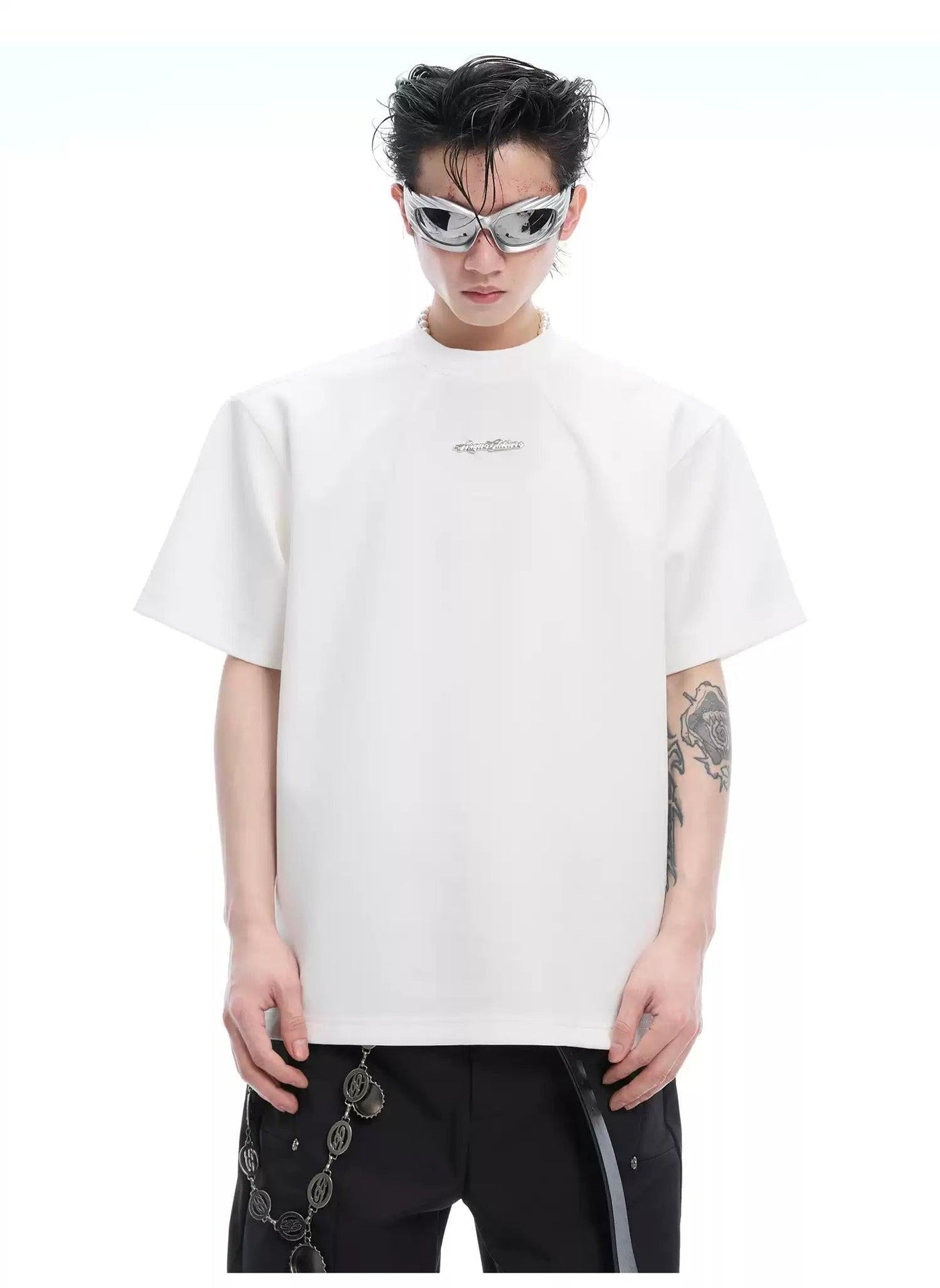 Cursive Metal Logo T-Shirt