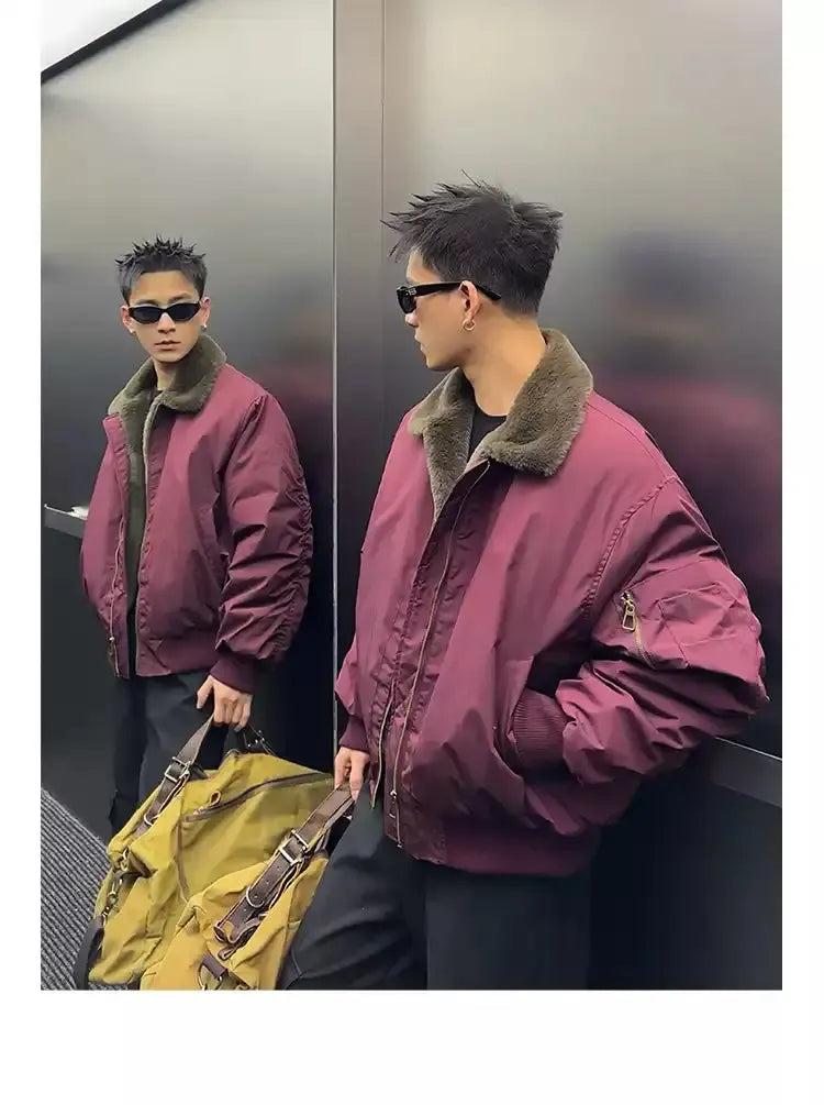 Fleece Lined Bomber Jacket