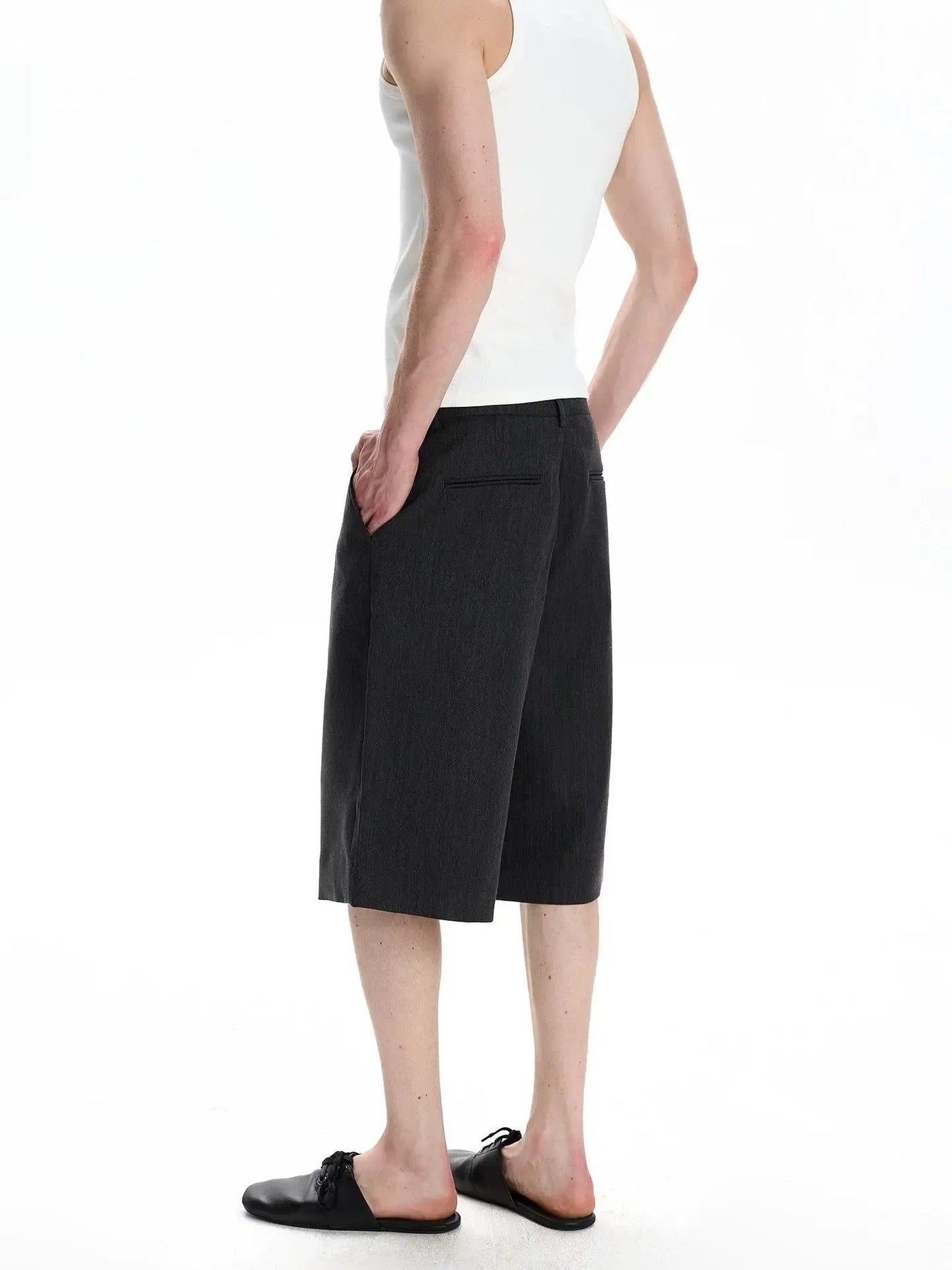 Clean Fit Tailored Shorts