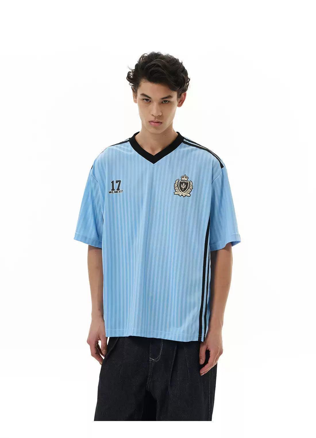V-Neck Sports Jersey T-Shirt
