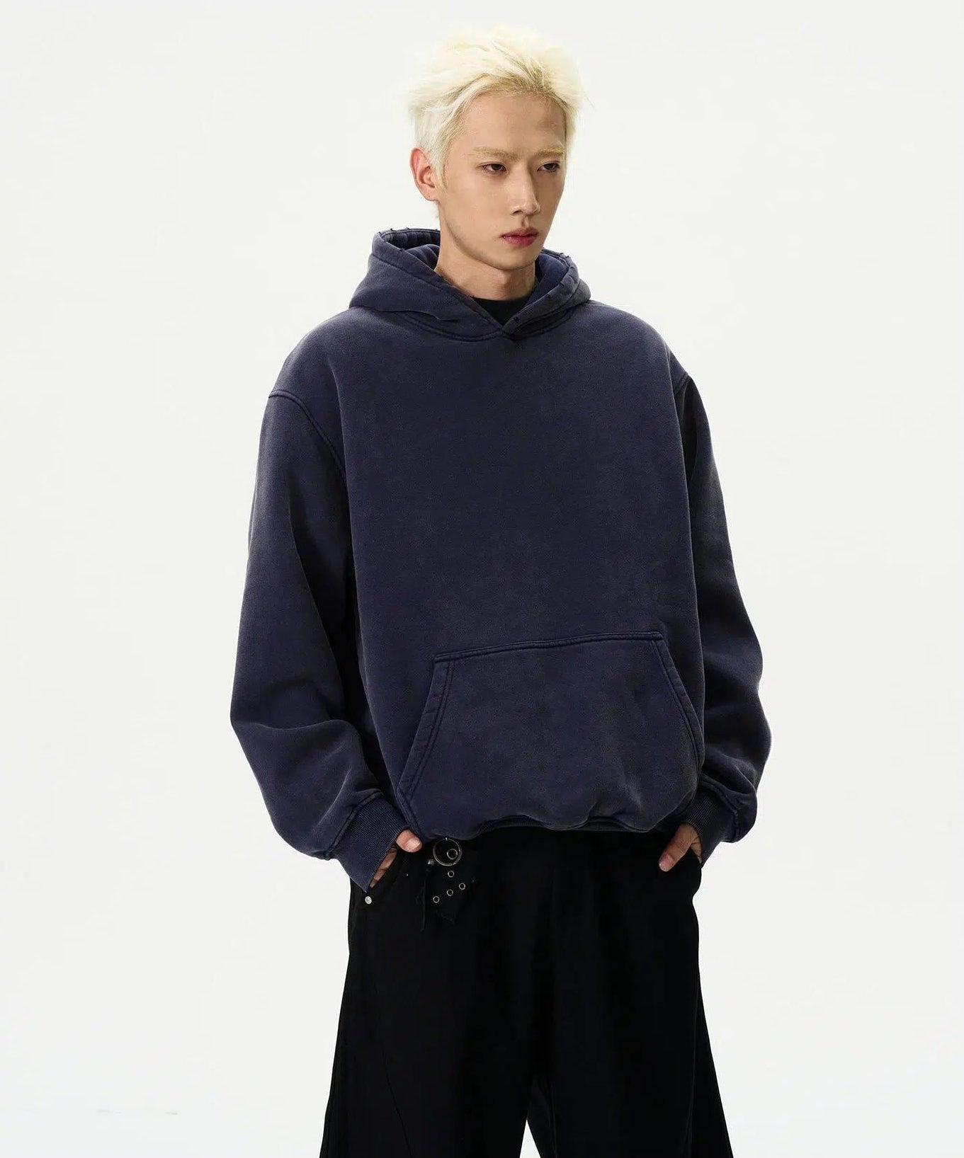 Washed Kangaroo Pocket Hoodie