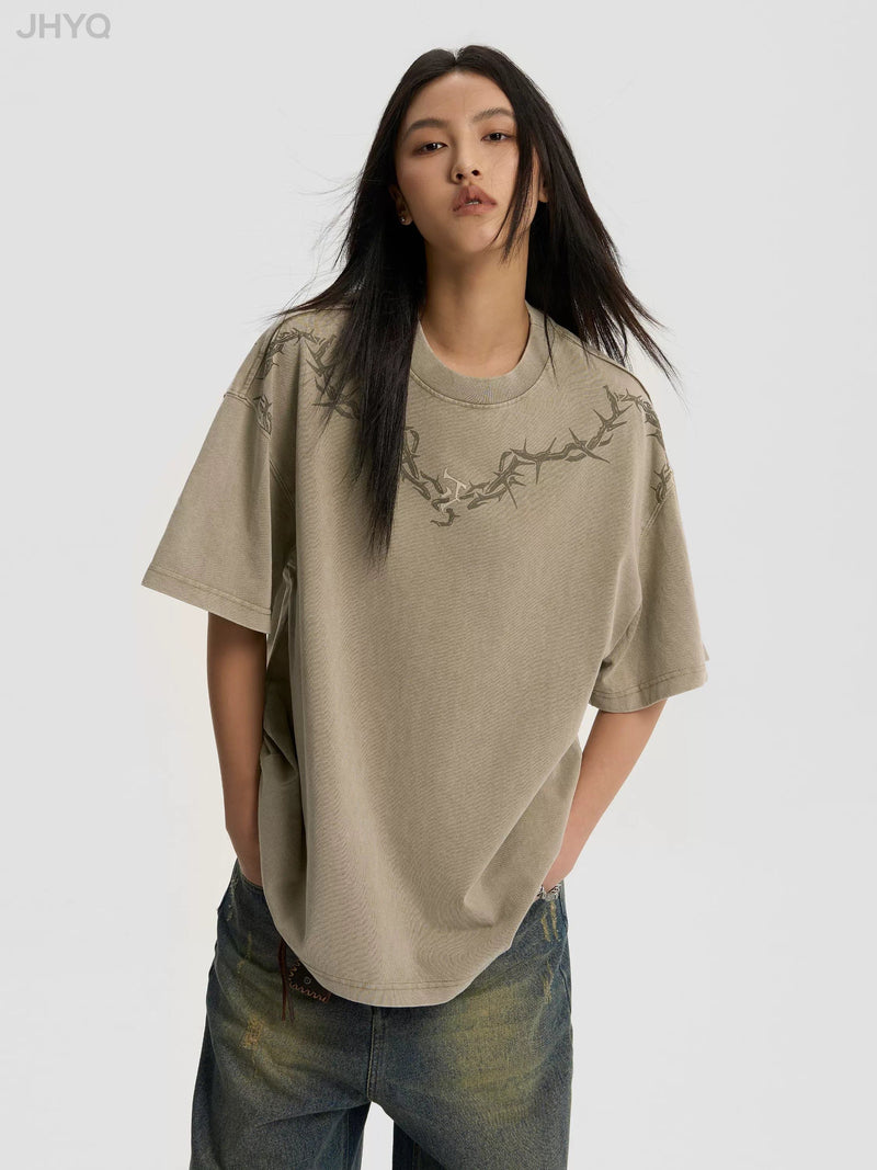 Thorn Outline Detail T-Shirt