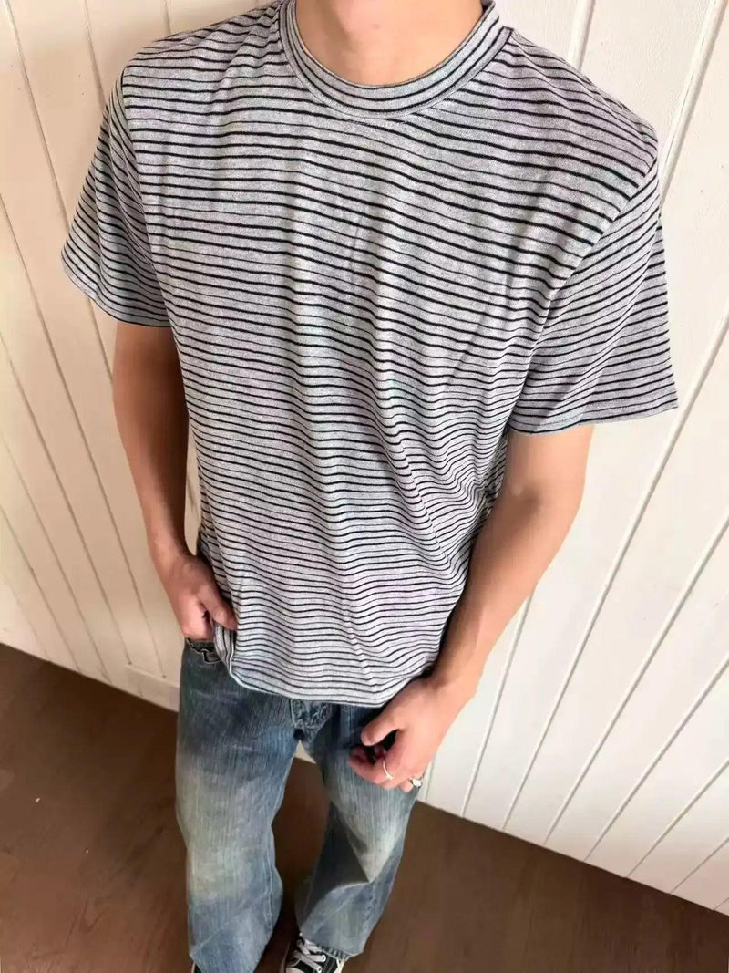 Striped Casual Style T-Shirt