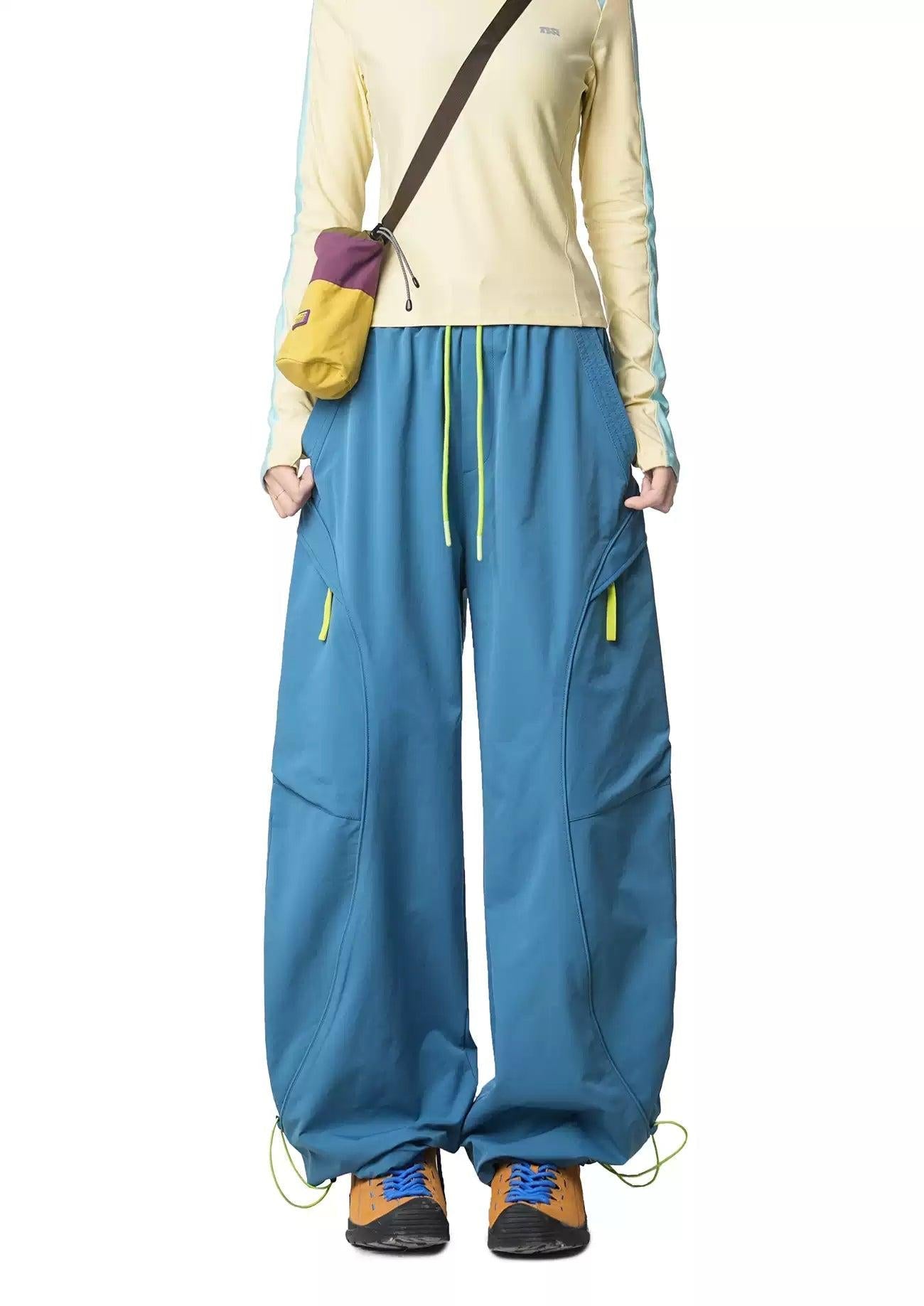 Structured Adjustable Cuff Track Pants