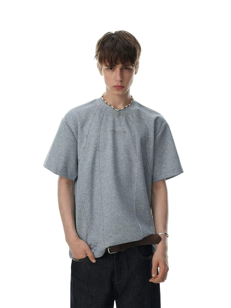 Beaded Deconstructed T-Shirt