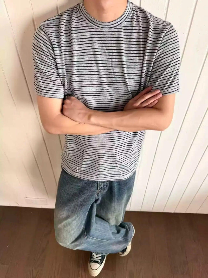 Striped Casual Style T-Shirt
