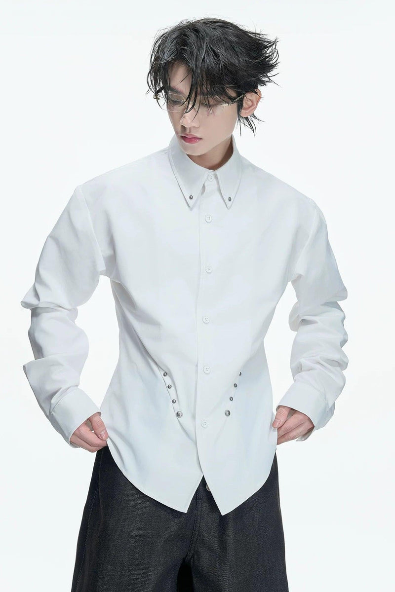 Relaxed Flow Plain Color Shirt