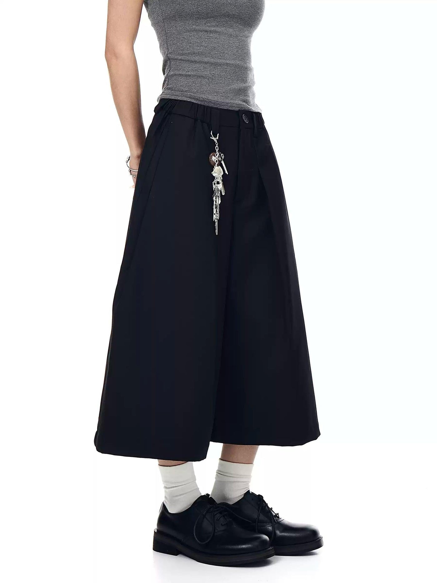 Pleat Cullote Shorts