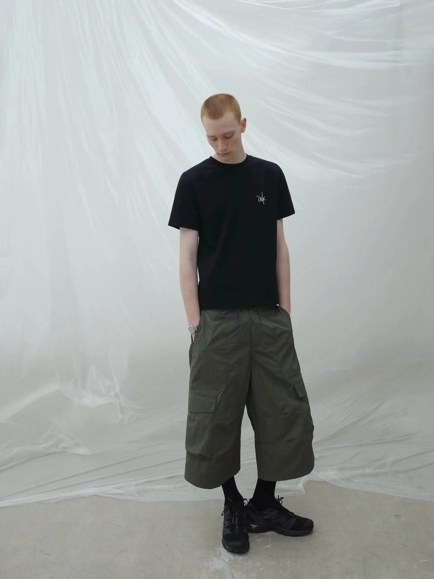 Multi-Pocket Baggy Cargo Shorts