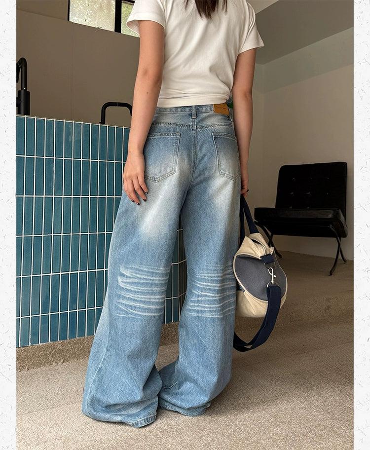Whiskers Highlight Lines Jeans