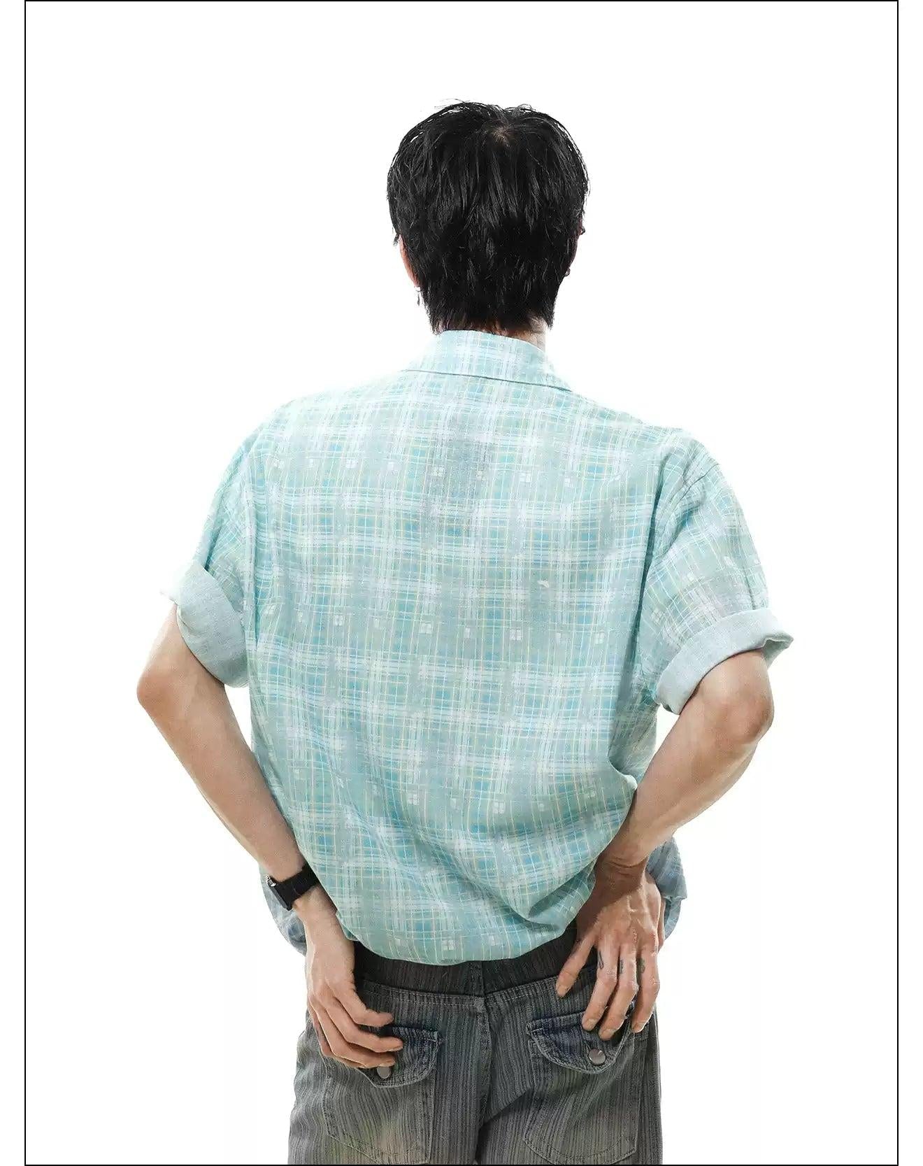 Essential Plaid Button-Up Shirt