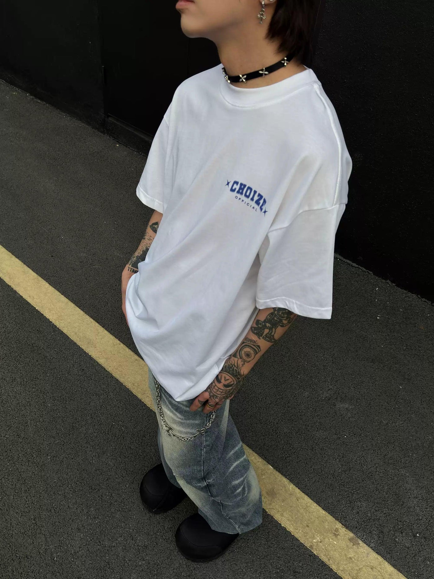 Artistic Logo Print T-Shirt