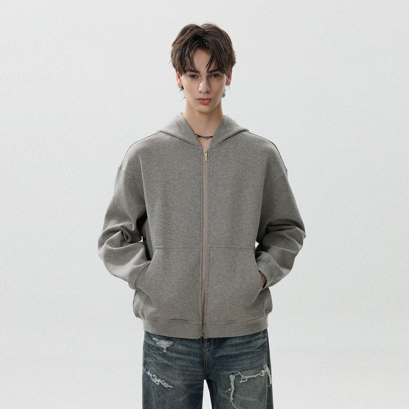 Dual-End Zip-Up Hoodie