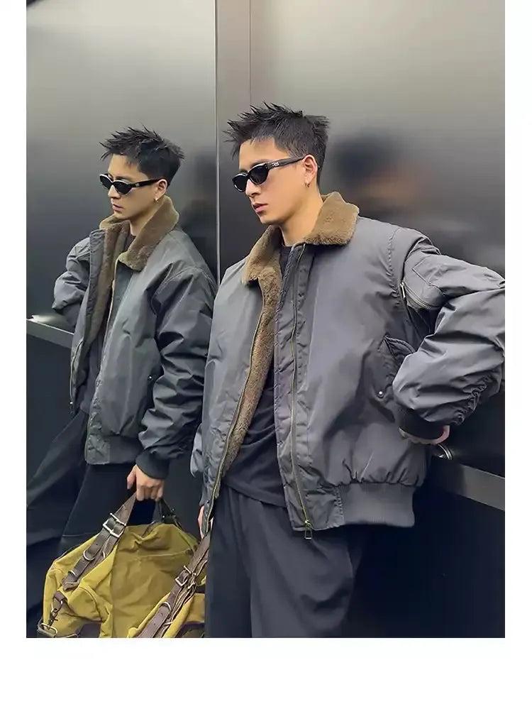 Fleece Lined Bomber Jacket