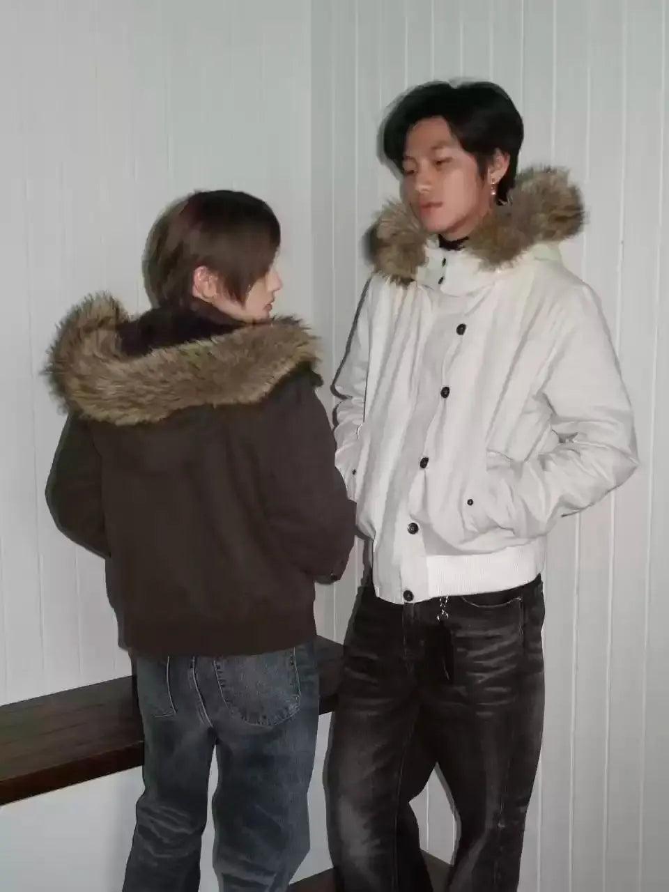 Faux Fur Lined Hooded Jacket