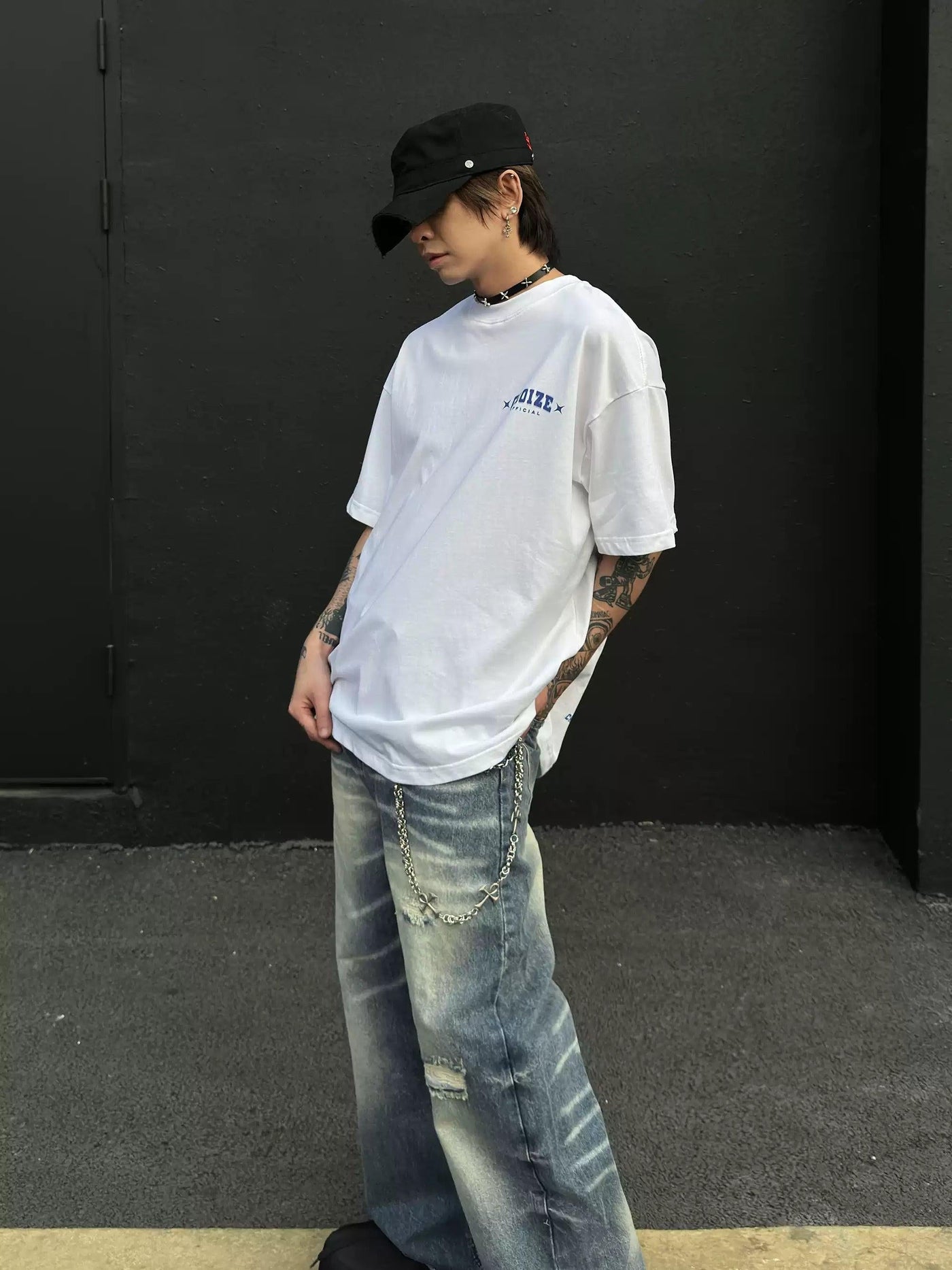 Artistic Logo Print T-Shirt