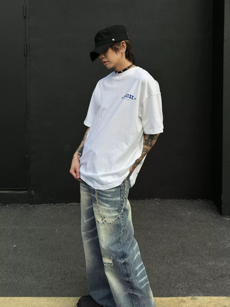Artistic Logo Print T-Shirt