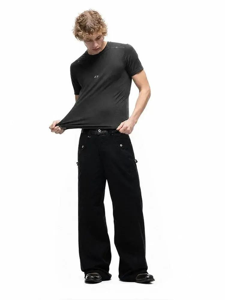 Structured Textured Athletic T-Shirt