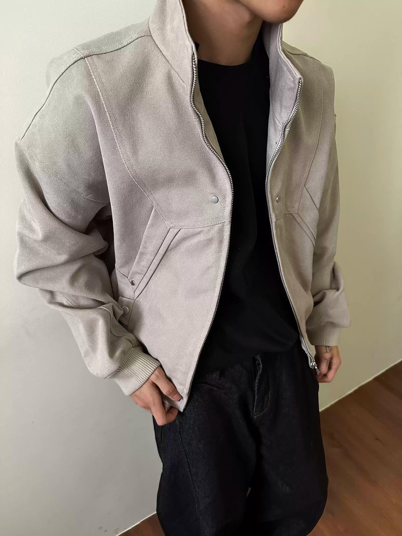 Zippered Up Side Pockets Jacket
