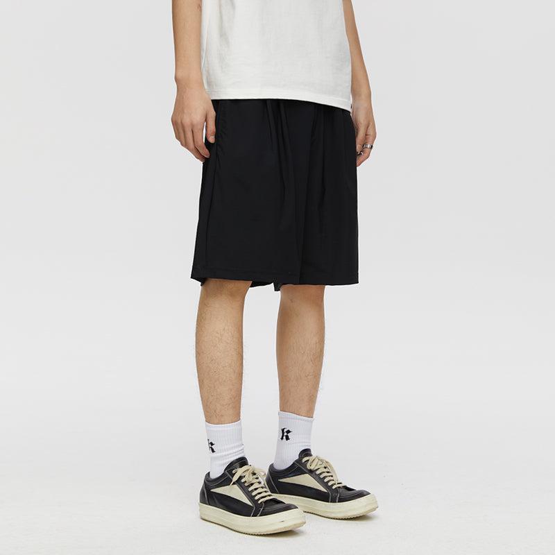 Solid Color Loose Shorts