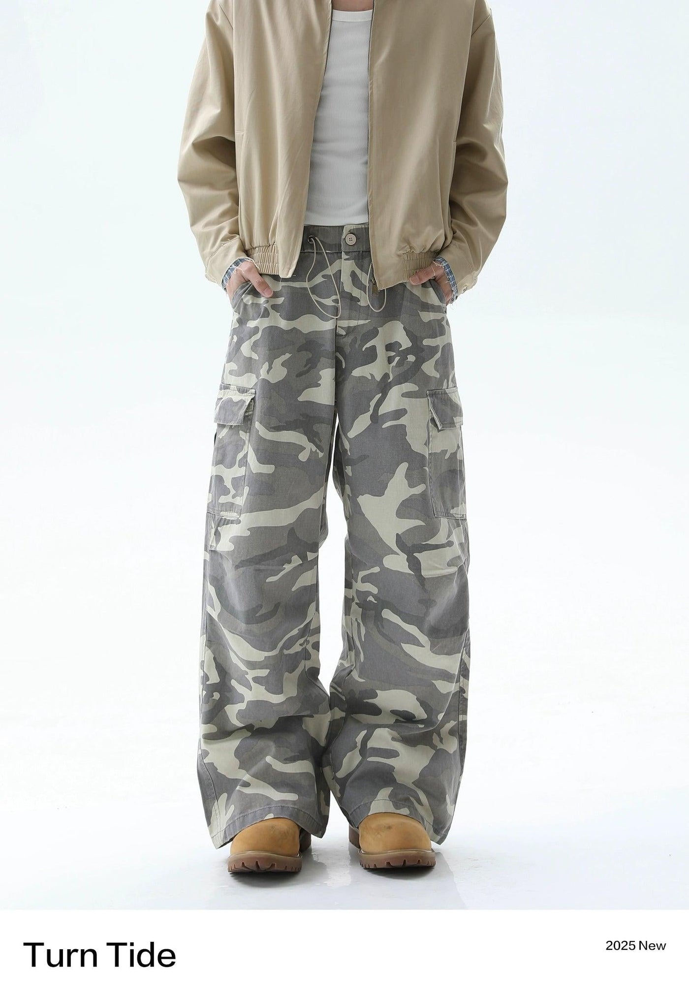 Camouflage Regular Fit Cargo Pants