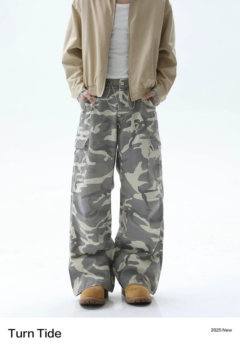 Camouflage Regular Fit Cargo Pants