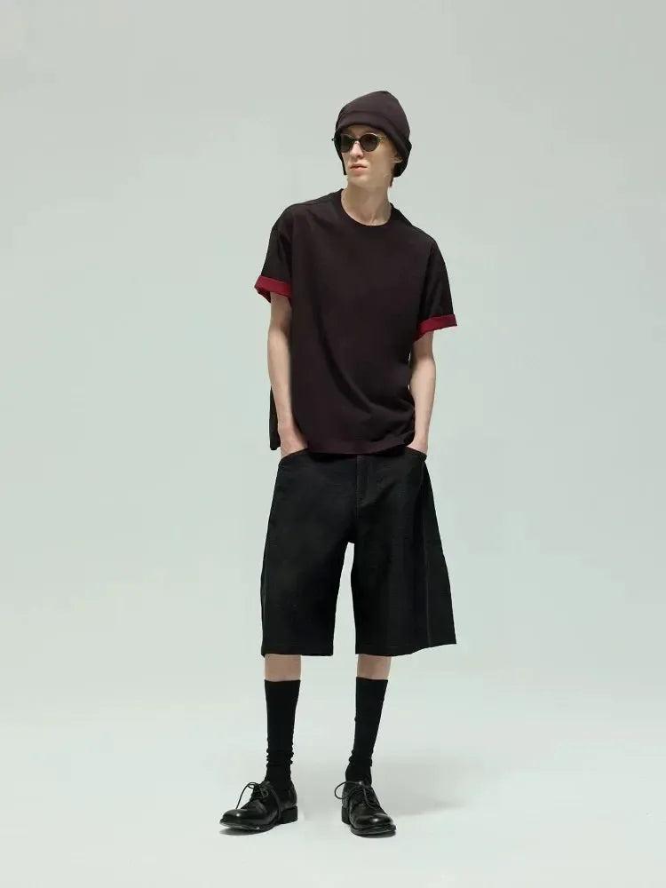 Contrast Two-Toned T-Shirt