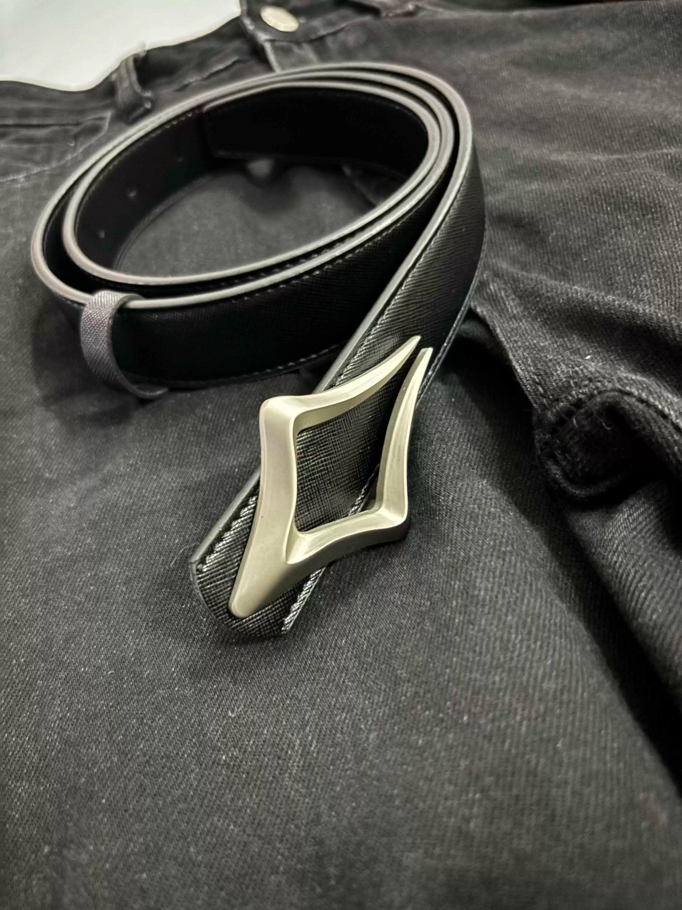 3D Metal Textured Belt